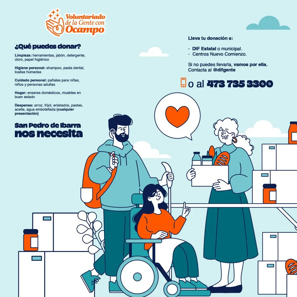 Voluntariado de la Gente en Ocampo Especial