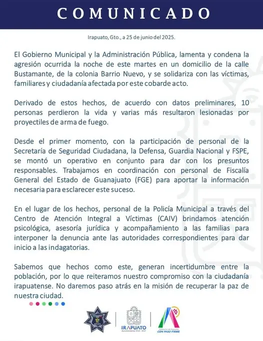 Ataque armado en Irapuato Especial