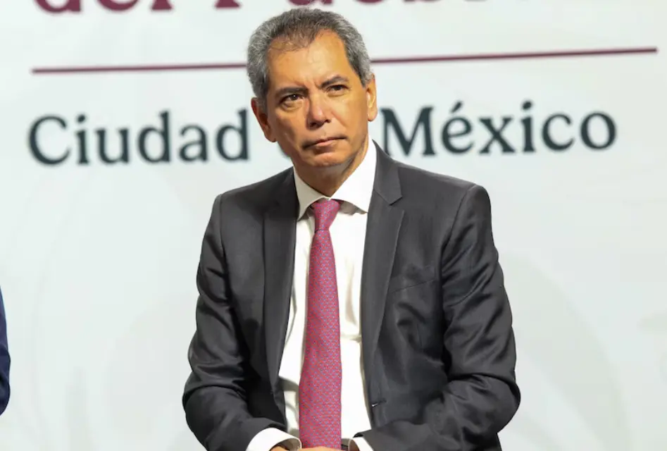 Edgar Amador, secretario de Hacienda, durante una conferencia 'mañanera' de la presidenta Claudia Sheinbaum. Especial