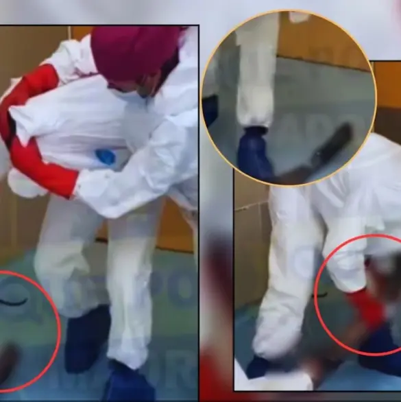 Captan a peritos del INCIFO CDMX jugando con un cadáver; video causa indignación