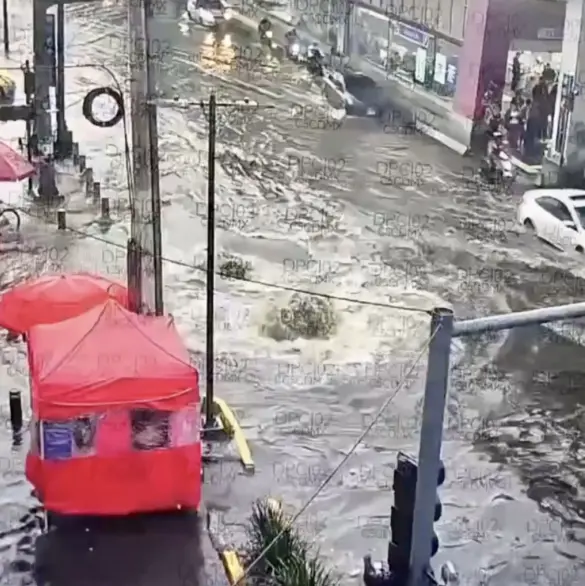 Activan alerta roja por lluvias en CDMX: alcaldías afectadas | VIDEOS