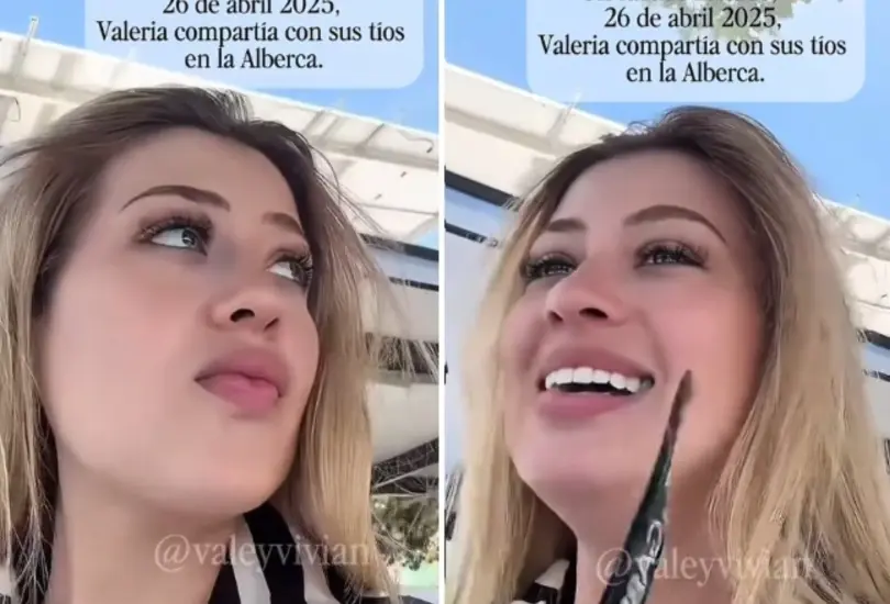 El clip muestra a la joven conviviendo en lo que parecen ser d&iacute;as de descanso junto a su familia.