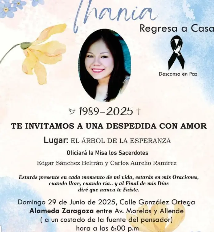 Familiares se van a despedir de la joven. Especial