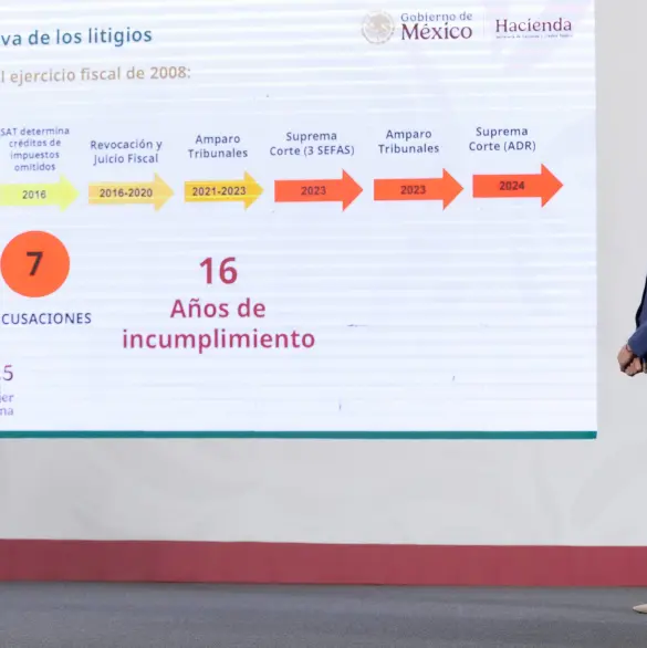 Van a pagar los impuestos: Sheinbaum exhibe deuda de Grupo Salinas por 74 mmdp