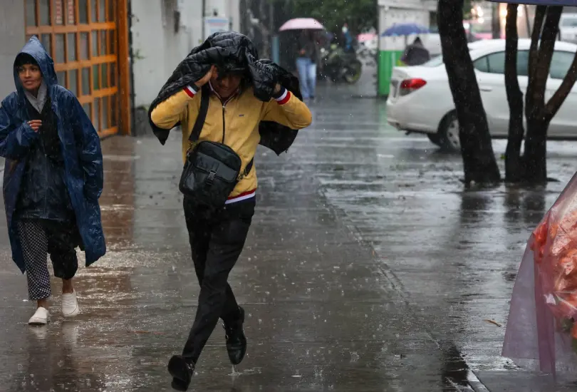Así lloverá hoy en México. Así lloverá hoy en México.