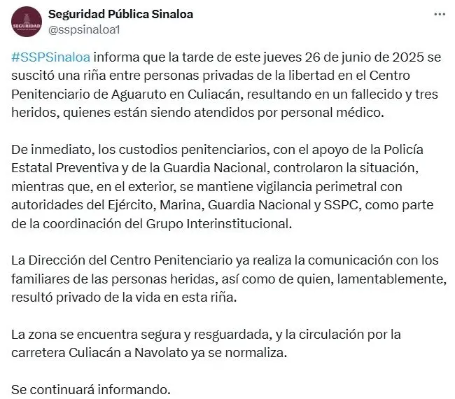 Así se confirmó el enfrentamiento. X.