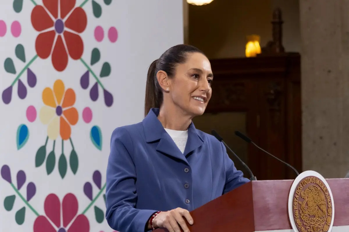 Claudia Sheinbaum aseguró que Grupo Salinas deberá pagar los impuestos. Presidencia.