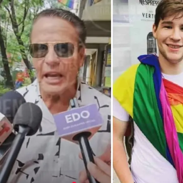 "No se merece nada ese tipo": Alfredo Adame desconoce a su hijo gay al llegar a Marcha LGBT+ 2025
