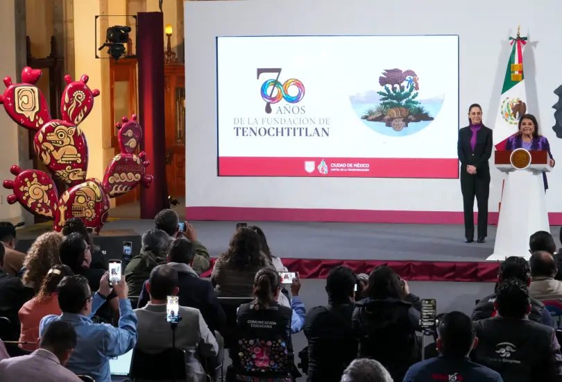 Clara Brugada dio detalles de la celebración por los 700 años de fundación de Tenochtitlán. Clara Brugada dio detalles de la celebración por los 700 años de fundación de Tenochtitlán.