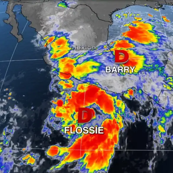 Flossie y Barry: Los estados que se verán afectados con lluvias intensas