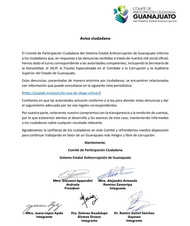 El expediente abierto por parte de la Secretaría de Honestidad. Especial.