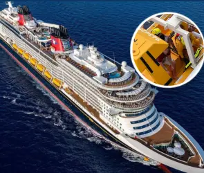 Padre se lanza al mar desde crucero de Disney para rescatar a su hija | VIDEO