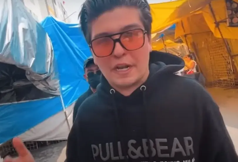 En la grabación se escucha a "Fofo" Márquez pedir ayuda, alegando haber sido víctima de agresiones.