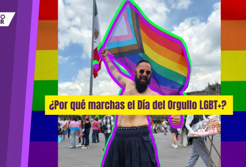 Durante la Marcha del Orgullo LGBT+ 2025, diversas familias, colectivos y grupos de amigos caminaron hasta el Zócalo capitalino.
