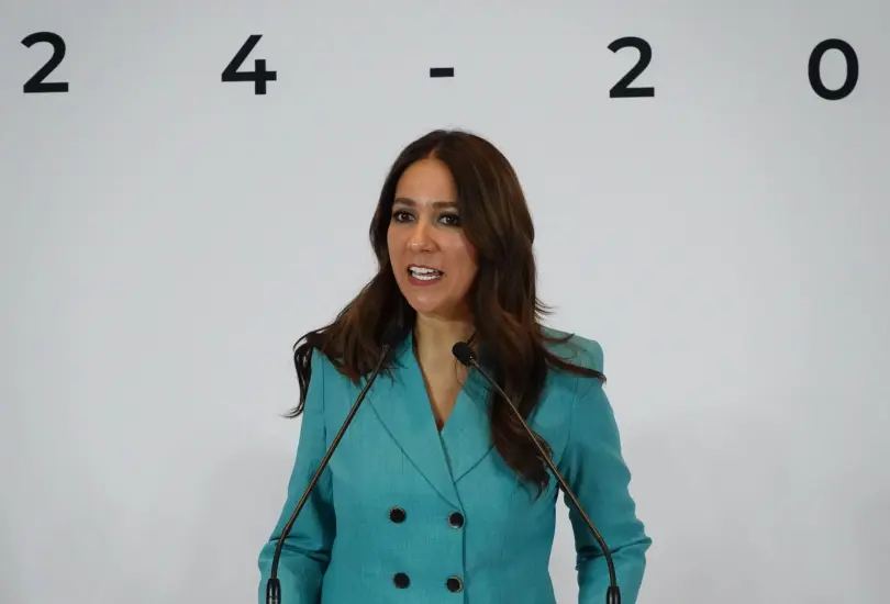 Libia García Muñoz Ledo, gobernadora de Guanajuato.