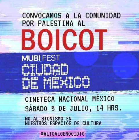 Boicot MUBI FEST CDMX Especial