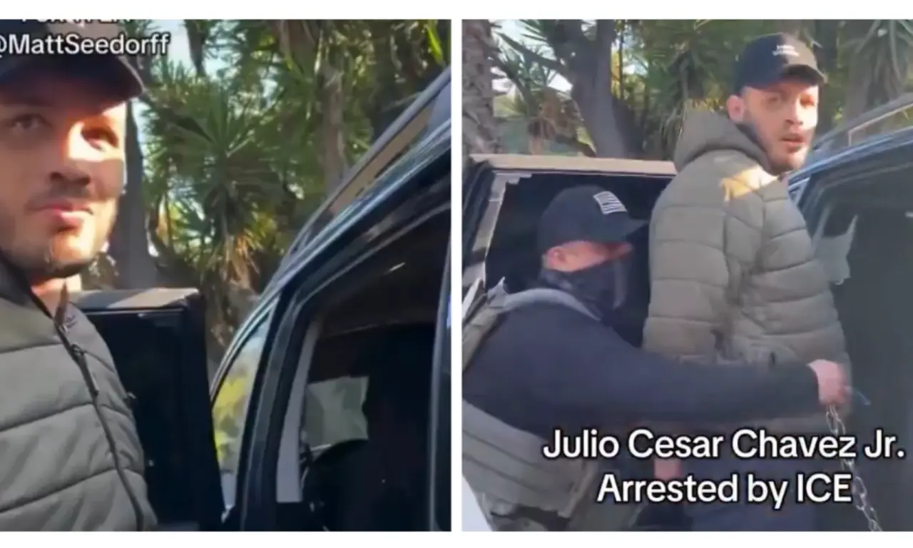  Difunden video del arresto de Julio César Chávez Jr. en EE.UU. 