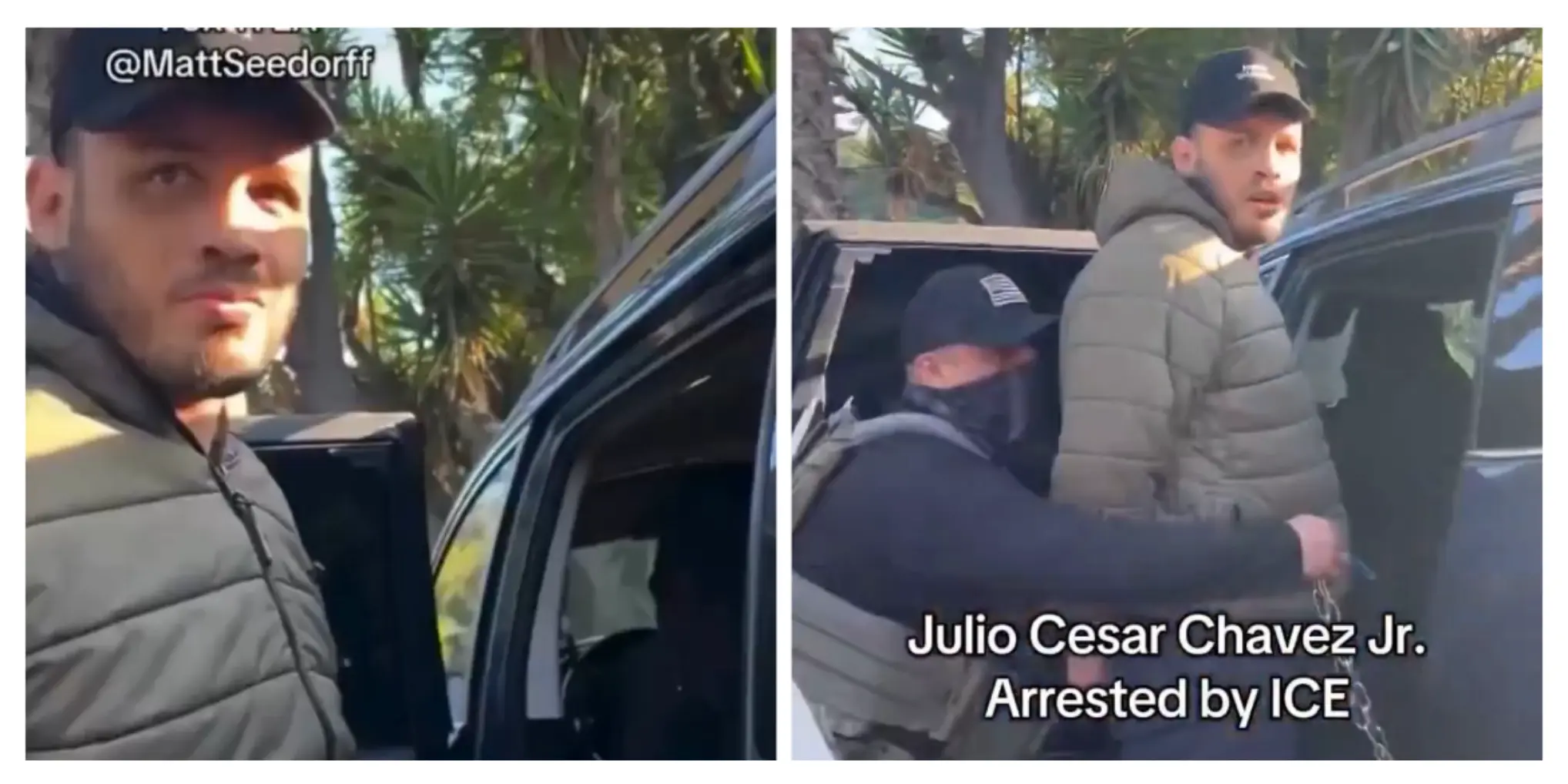 Video del arresto de Chávez Jr. Especial