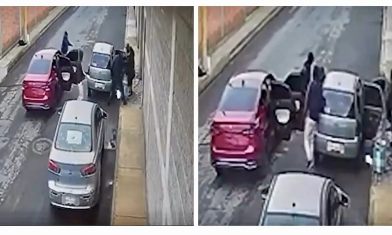  Violento intento de secuestro a una mujer es frustrado por vecinos | VIDEO 