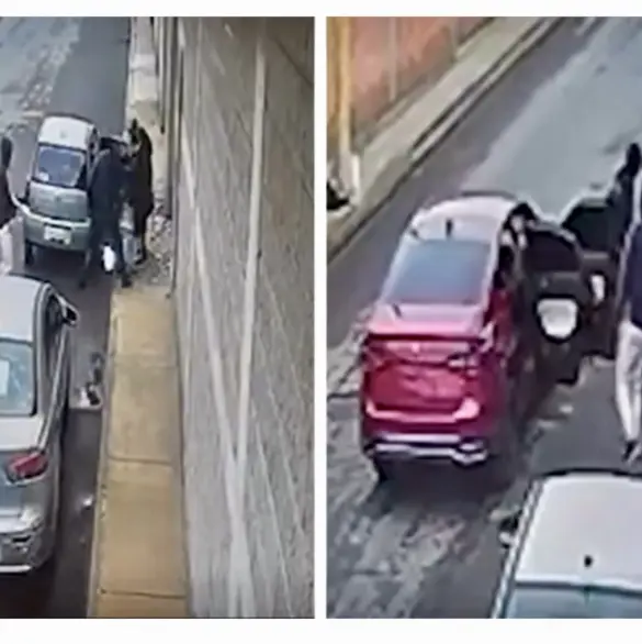 Violento intento de secuestro a una mujer es frustrado por vecinos | VIDEO
