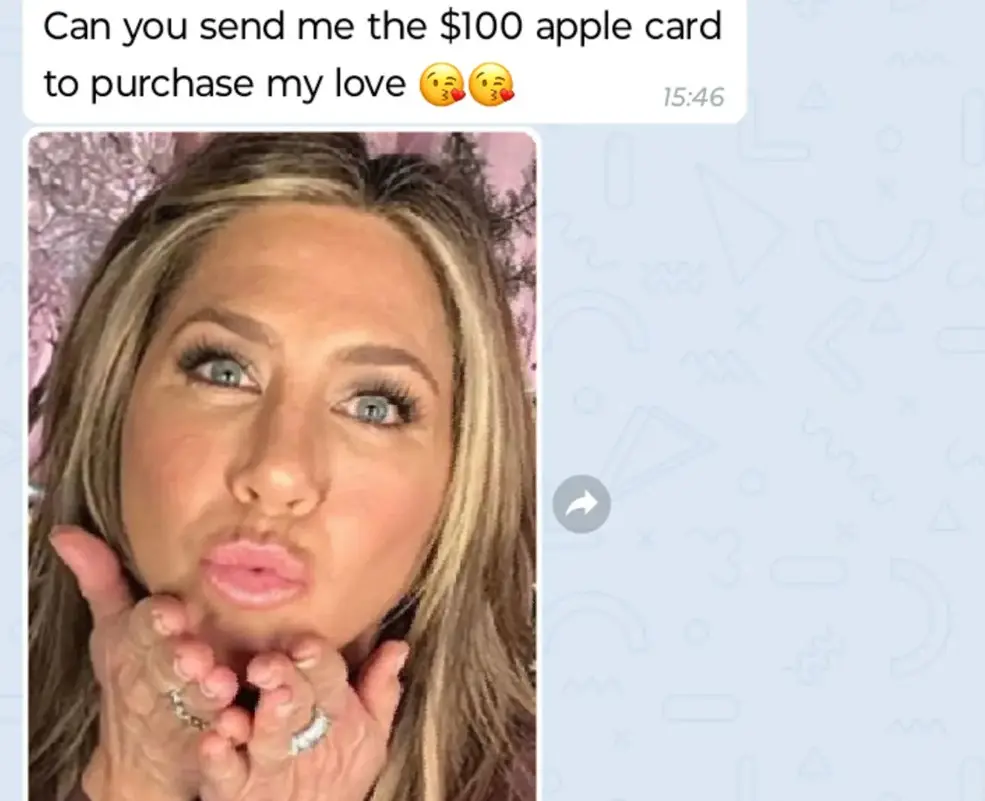 Mensajes de la falsa Aniston Especial