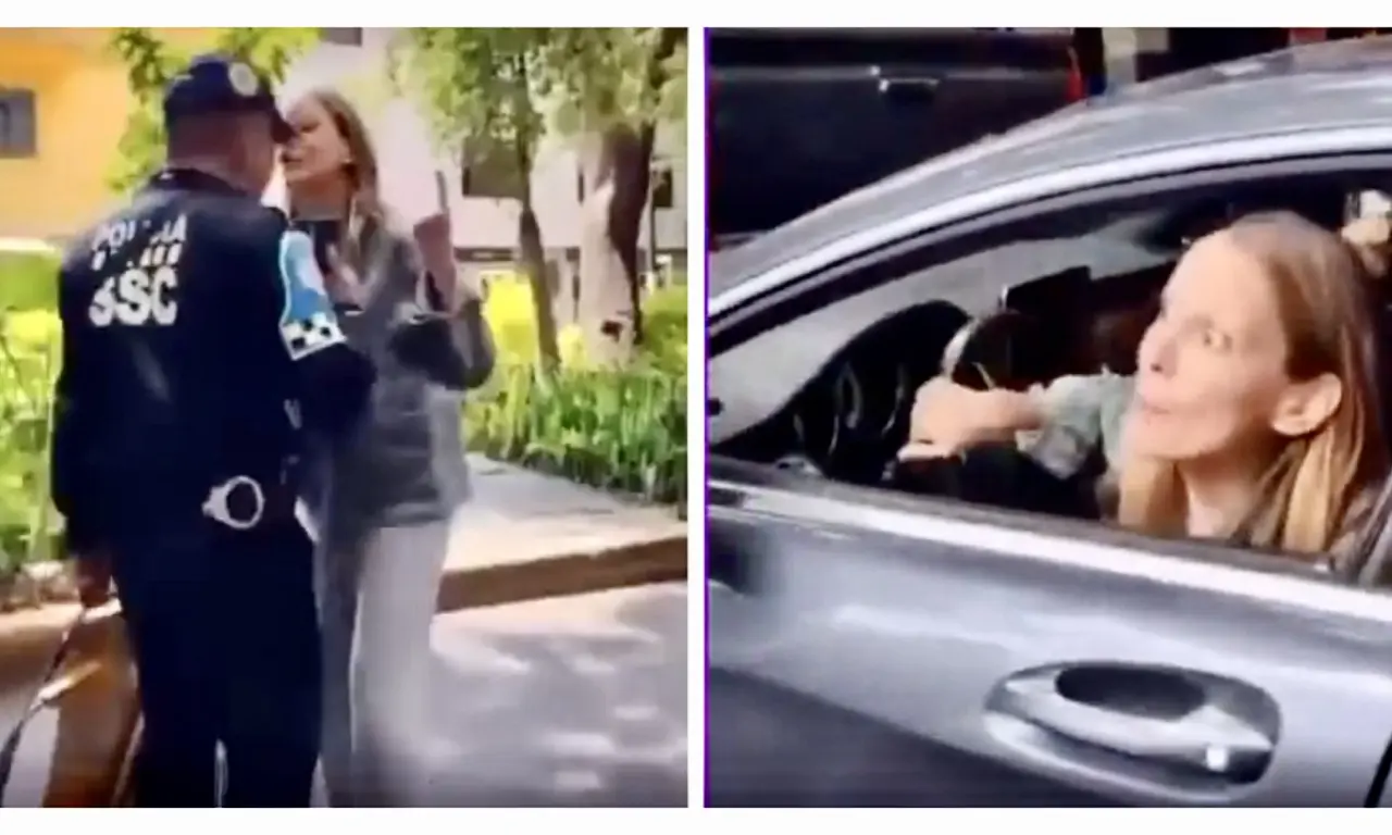  Captan a mujer ´Lady Racista´ agrediendo con insultos a policía en CDMX 