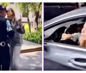 Captan a mujer ´Lady Racista´ agrediendo con insultos a policía en CDMX
