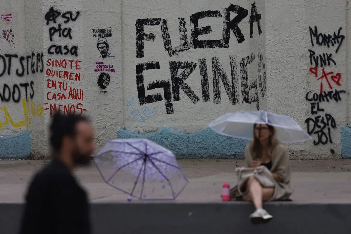 La marcha contra la gentrificación. Cuartoscuro.