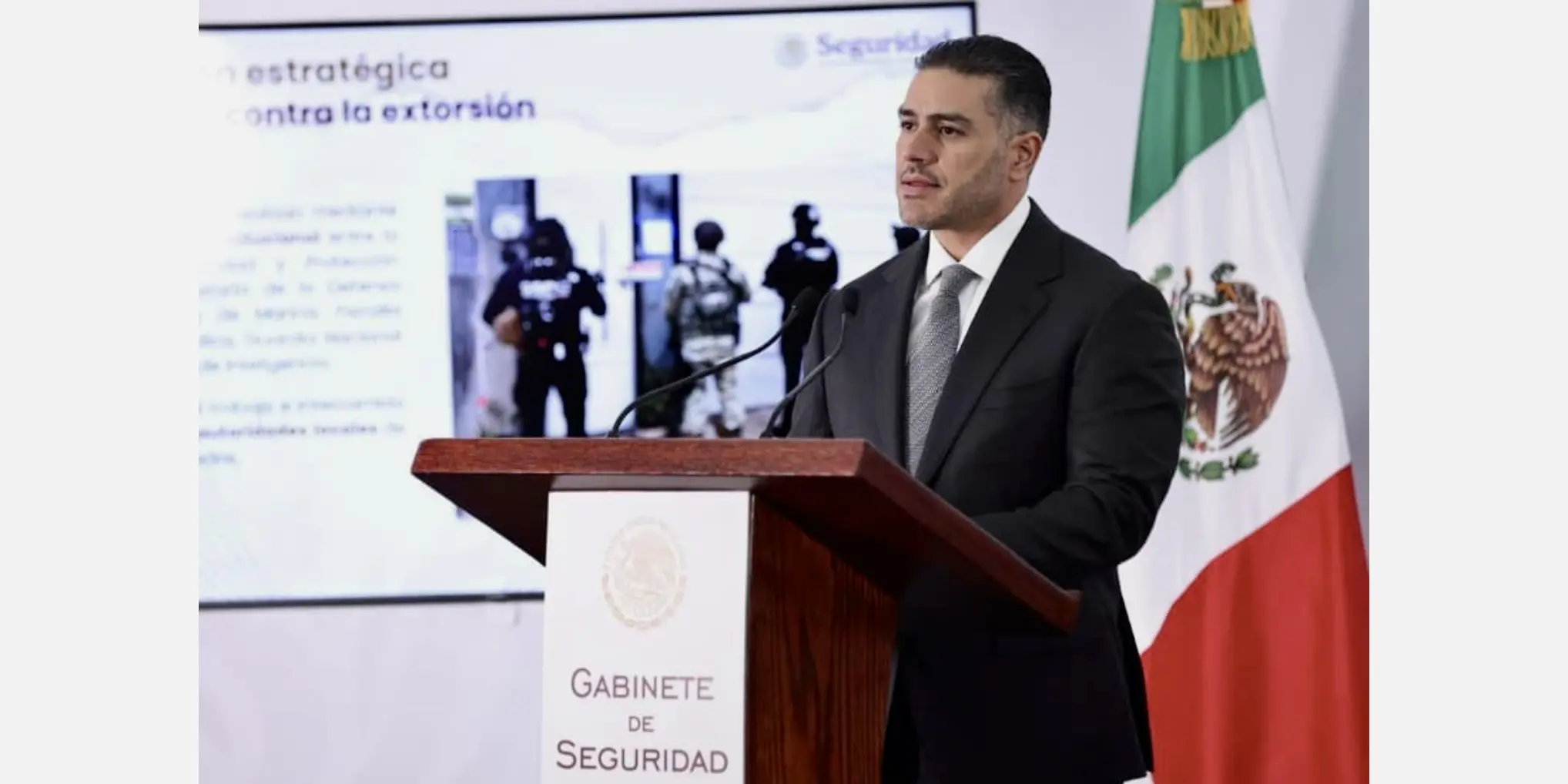 Omar García Harfuch, el encargado de la seguridad en México. Especial.