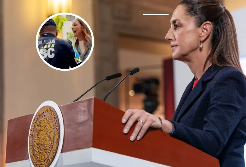 Sheinbaum condenó a lady racista. Sheinbaum condenó a lady racista.