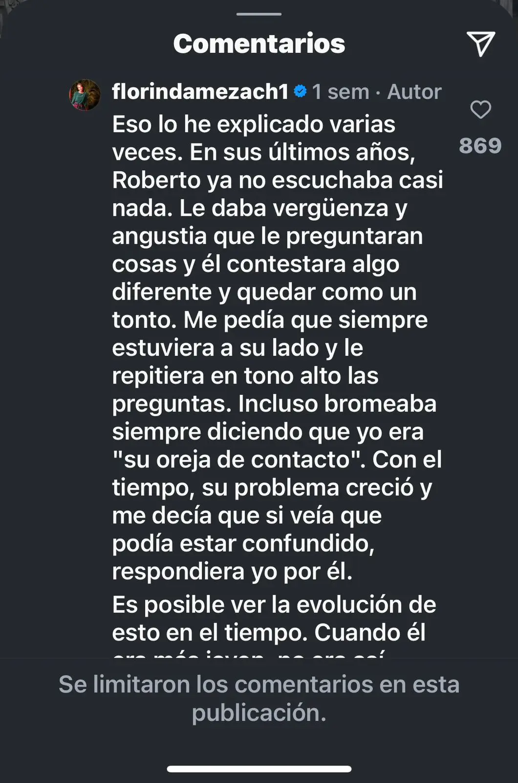 Florinda Meza aclara polémicas Instagram