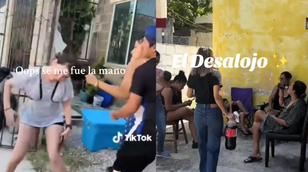  El desalojo de Lady Ramona se viralizó en redes sociales. 