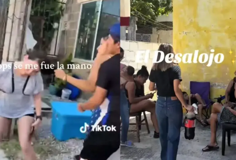 El desalojo de Lady Ramona se viralizó en redes sociales. El desalojo de Lady Ramona se viralizó en redes sociales.