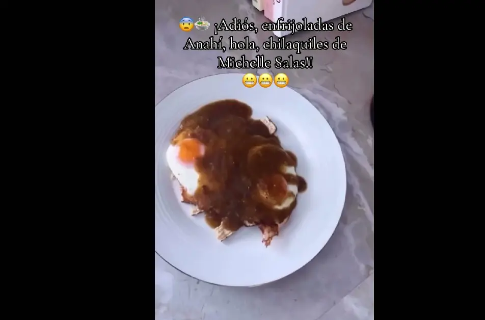 Chilaquiles de Michelle Salas TikTok