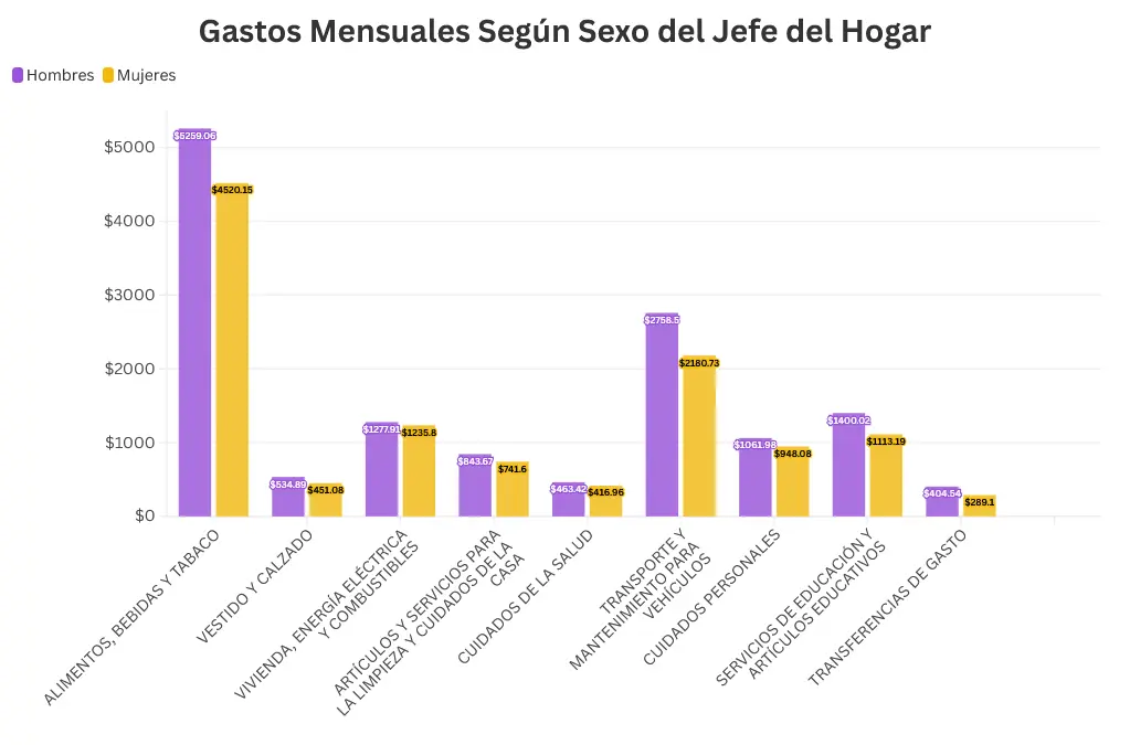 Los gastos en los hogares según quién está al frente. Mauricio Hernández | Quinto Poder.