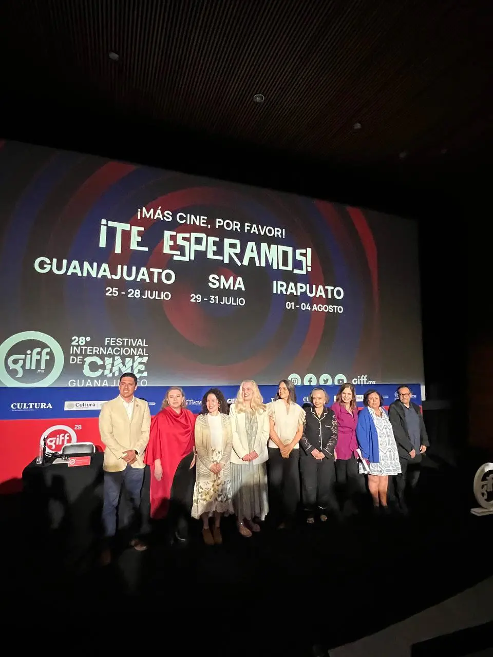Conferencia de prensa Festival Internacional de Cine de Guanajuato Miguel Vázquez