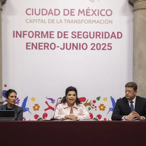 Baja 62% la violencia en CDMX; Brugada destaca estrategia conjunta