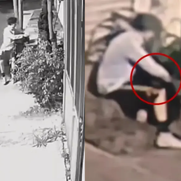 Captan en video a joven abandonando el cuerpo de un bebé en Tlalpan