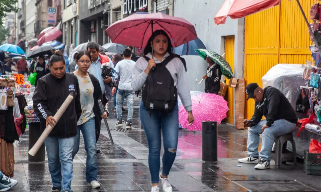  Las lluvias que se esperan para hoy. 
