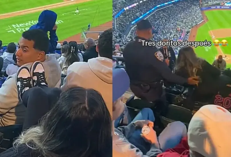 Tras la agresión, la mujer fue arrestada y expulsada del estadio. Tras la agresión, la mujer fue arrestada y expulsada del estadio.