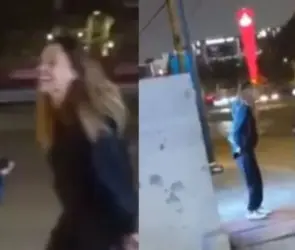 Surge nuevo video de Lady Racista insultando a guardia de seguridad que no le abrió la puerta 