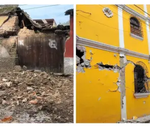 Impactantes imágenes que dejó el sismo de 5.6 que sacudió a Guatemala
