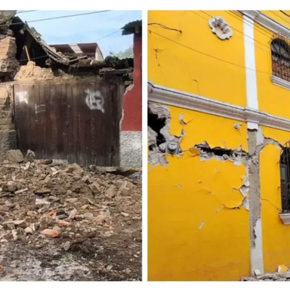 Impactantes imágenes que dejó el sismo de 5.6 que sacudió a Guatemala