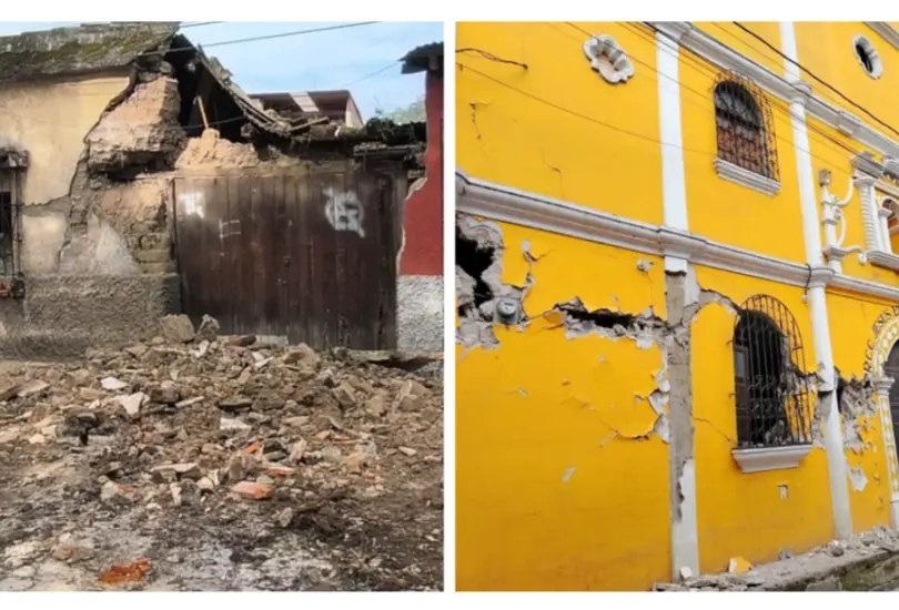 Impactantes imágenes que dejó el sismo de 5.6 que sacudió a Guatemala Impactantes imágenes que dejó el sismo de 5.6 que sacudió a Guatemala