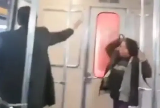 El episodio ocurrió en un vagón del Sistema de Transporte Colectivo Metro,.