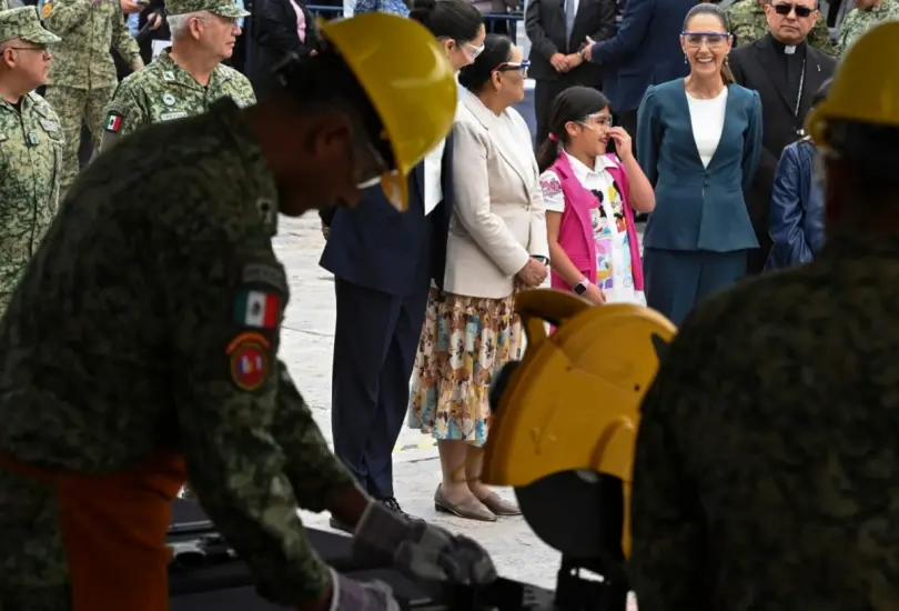 Sheinbaum conmemora el Día Internacional de la Destrucción de Armas de Fuego. Sheinbaum conmemora el Día Internacional de la Destrucción de Armas de Fuego.