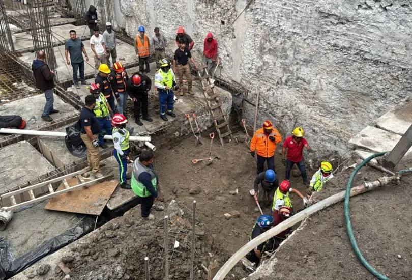 Muere trabajador sepultado por alud en obra de Vallejo Poniente Muere trabajador sepultado por alud en obra de Vallejo Poniente