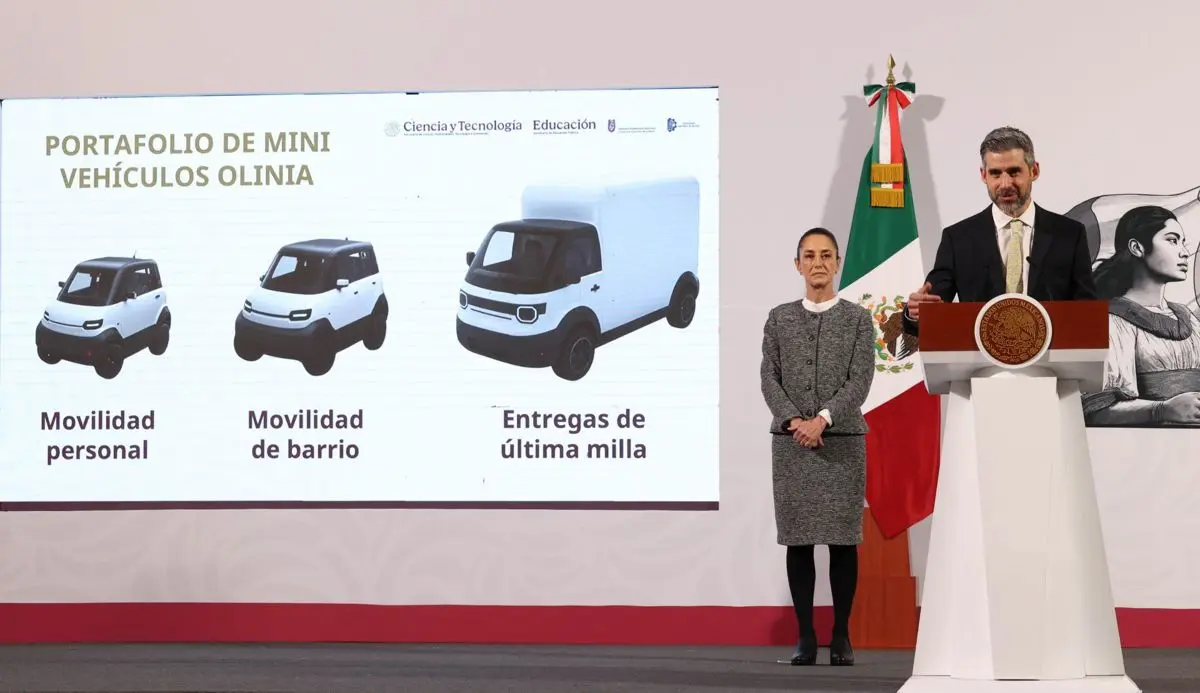 Habrá tres autos eléctricos de Olinia. Cuartoscuro.