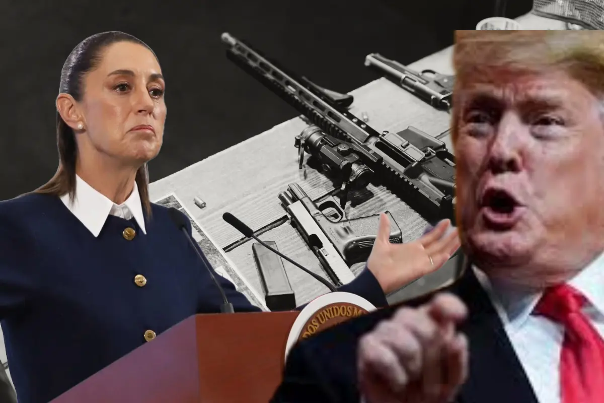  Sheinbaum exige a EE.UU. frenar tráfico de armas 