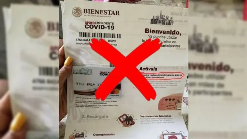 Alertan por tarjetas falsas del Bienestar Especial
